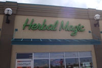 Store front for Herbal Magic